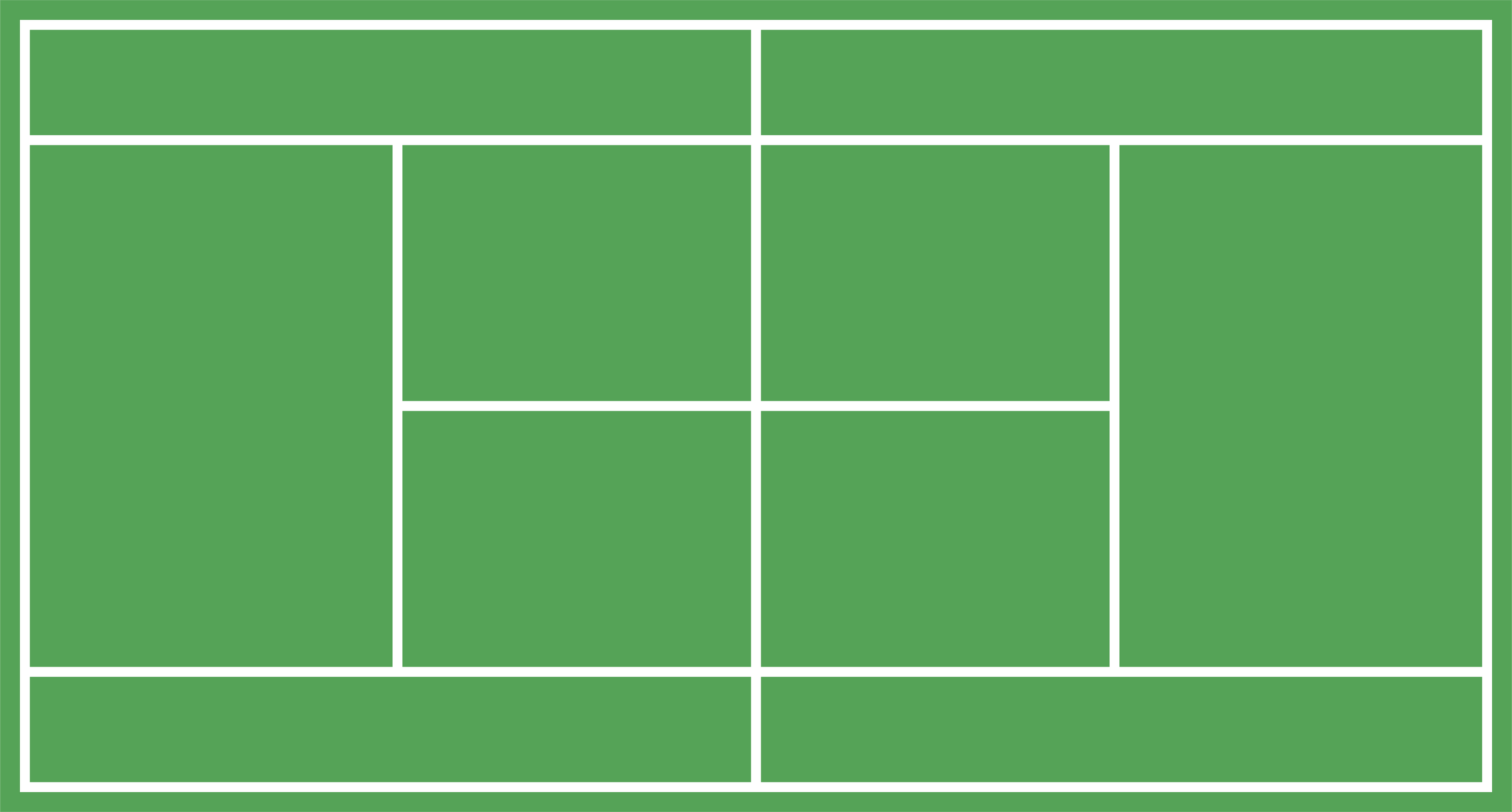Tennis Court Illustration